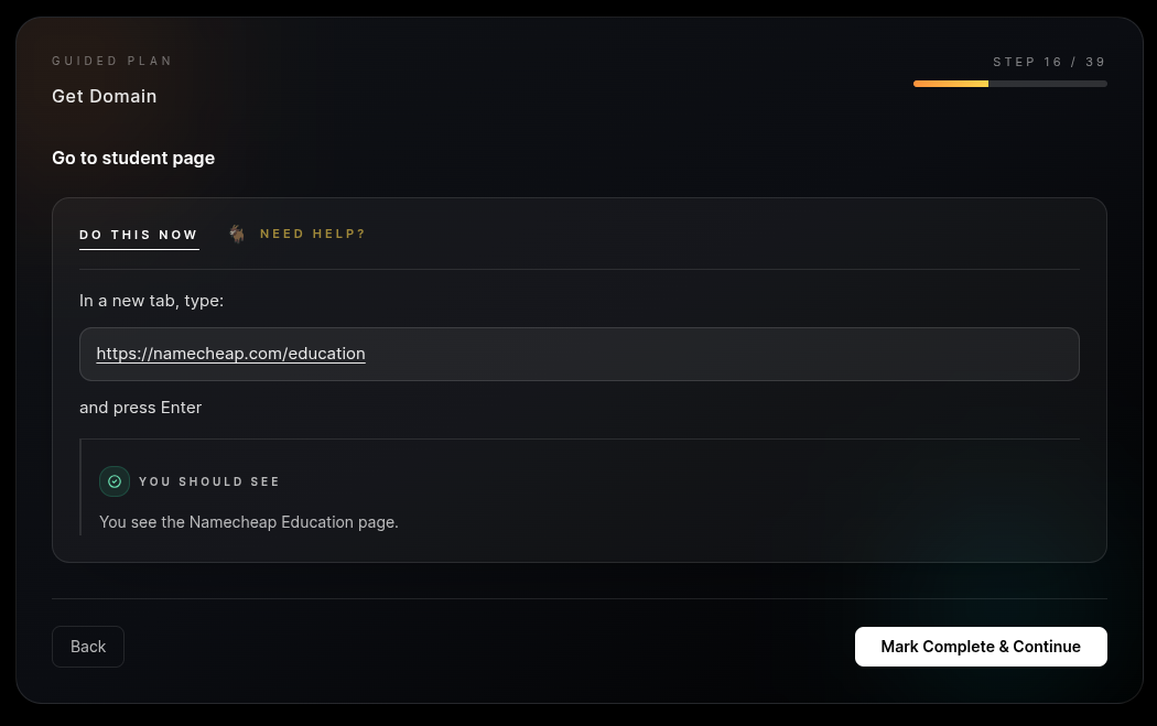 DNS A-Record configuration